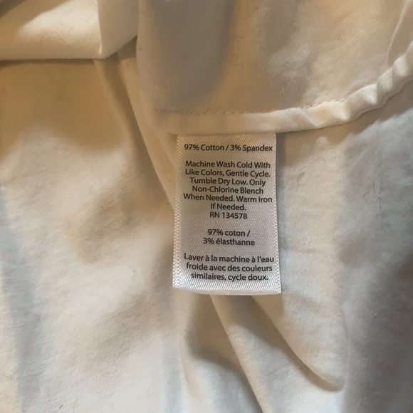 Vineyard Vines White Button Down Bell Sleeves - Picture 4 of 5